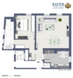 Grundriss Wohnung Nr. 6 - 2-Zimmer Wohnung mit Stellplatz in der historischen Altstadt von Weikersheim