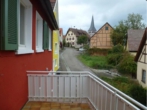 Balkon mit Blick auf die Berggasse - Großzügiges Anwesen in Oberstetten zu verkaufen.
