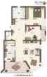 Grundriss Wohnung Nr. 4 - 3-Zimmer Wohnung inkl. TG-Stellplatz in Bad Mergentheim