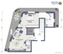 Grundriss - 2-Zimmer Penthousewohnung mit TG-Stellplatz in Weikersheim